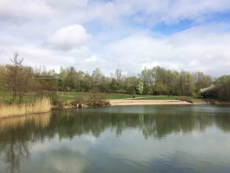 Southwater Country Park and Dinosaur Island Adventure Play Area in Horsham, near Crawley, West Sussex