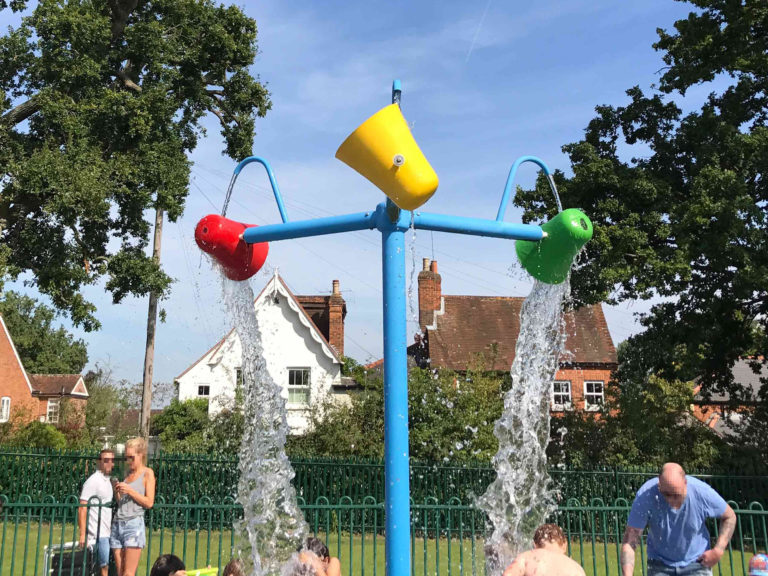 Locks Ride Recreation Ground Play Area and Splash Pad in Winkfield, Bracknell, Berkshire