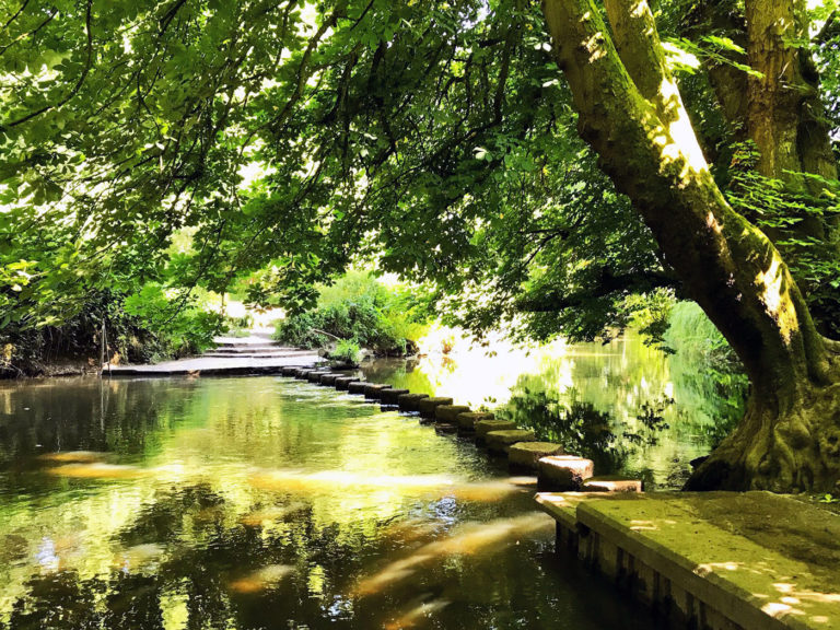 The Box Hill Stepping Stones, Box Hill, Dorking, Surrey