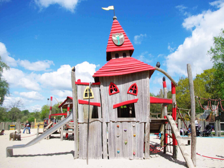 Moors Valley Country Park Adventure Play Area in Ringwood, Hampshire