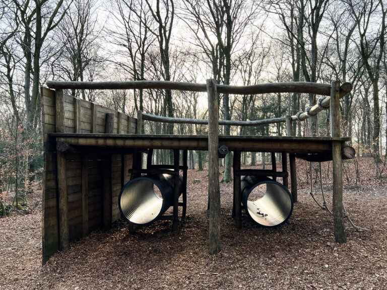 The Assault Course at Queen Elizabeth Country Park in Horndean, Portsmouth, Hampshire